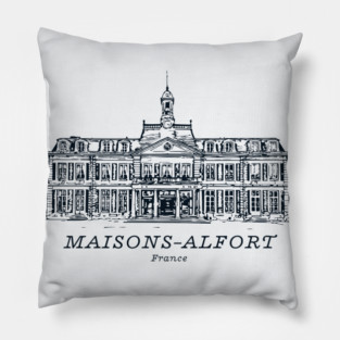 Maisons-Alfort - France Pillow