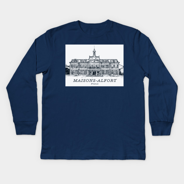 Maisons-Alfort - France Kids Long Sleeve T-Shirt by Lakeric