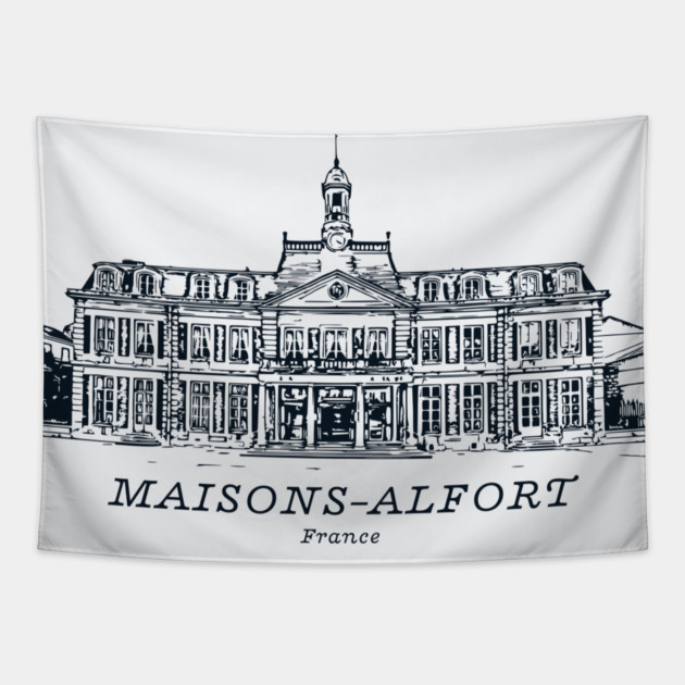 Maisons-Alfort - France Tapestry by Lakeric