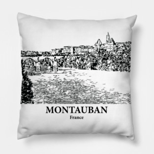 Montauban - France Pillow