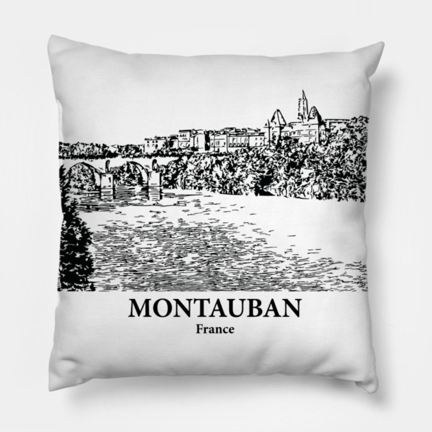 Montauban - France Pillow by Lakeric