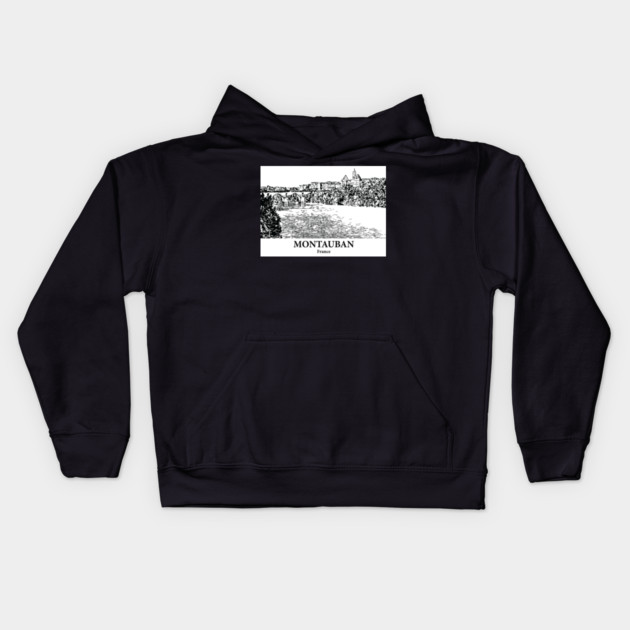 Montauban - France Kids Hoodie by Lakeric