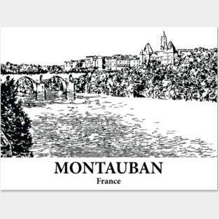 Montauban - France Posters and Art