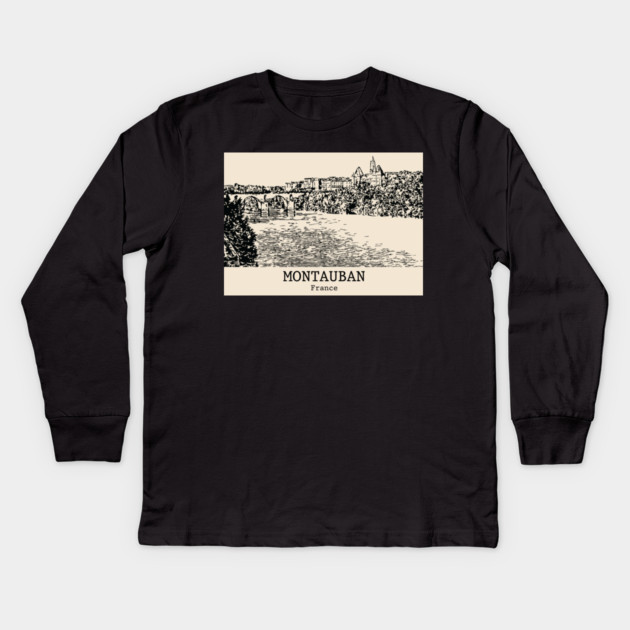 Montauban - France Kids Long Sleeve T-Shirt by Lakeric