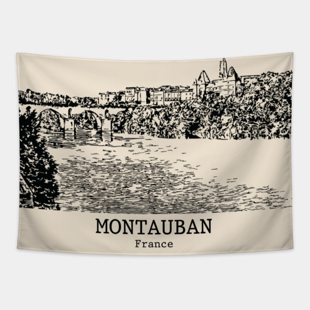 Montauban - France Tapestry by Lakeric