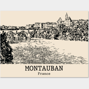 Montauban - France Posters and Art