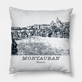 Montauban - France Pillow