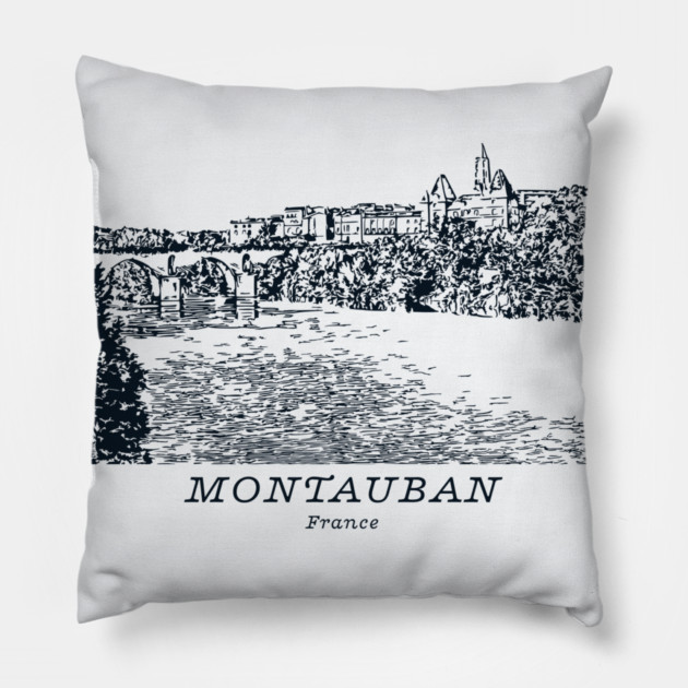 Montauban - France Pillow by Lakeric