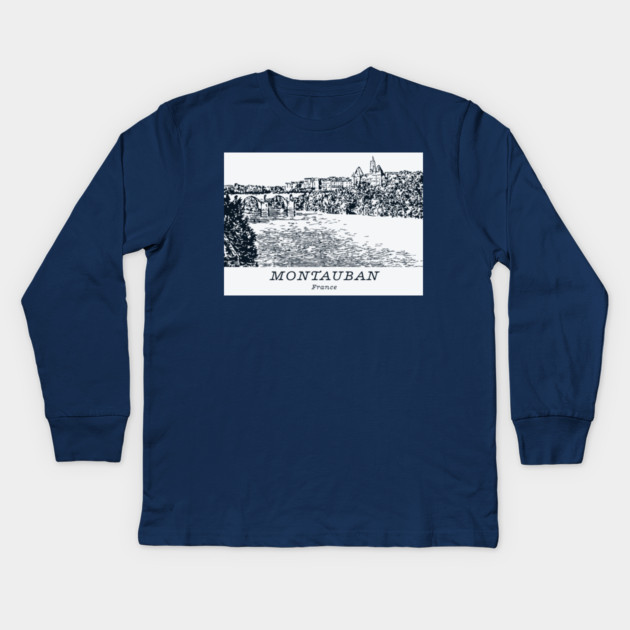 Montauban - France Kids Long Sleeve T-Shirt by Lakeric