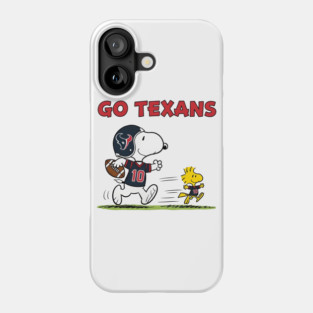Houston Texans – Snoopy & Woodstock Phone Case