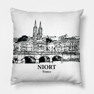 Niort - France Pillow