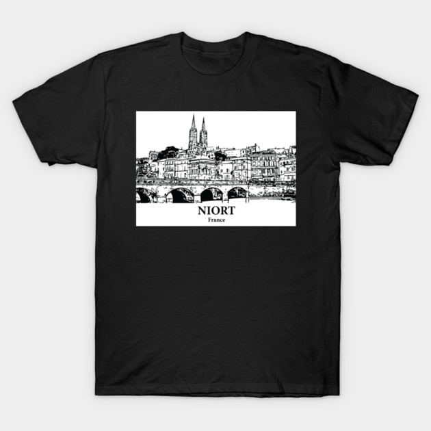 Niort - France T-Shirt by Lakeric