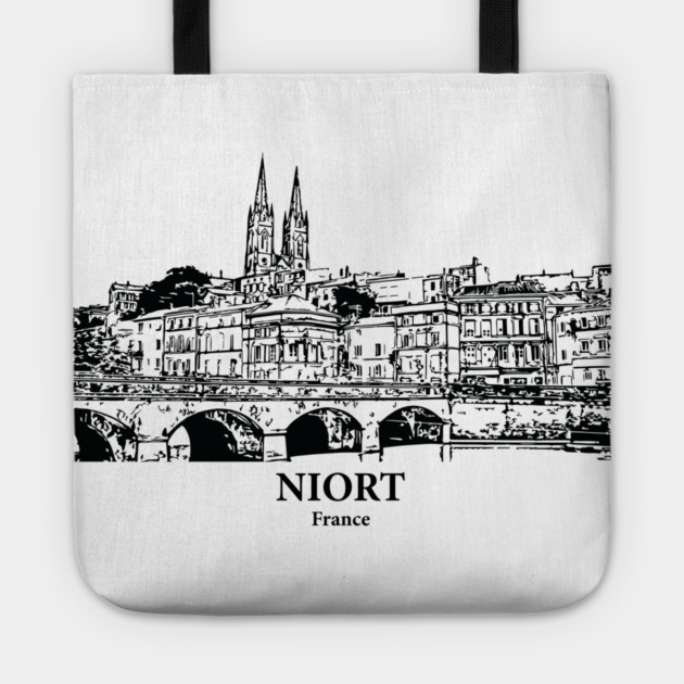 Niort - France Tote by Lakeric