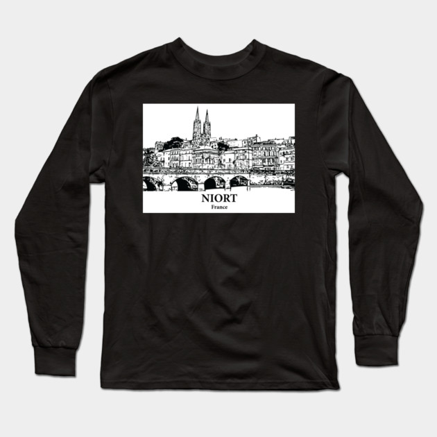 Niort - France Long Sleeve T-Shirt by Lakeric