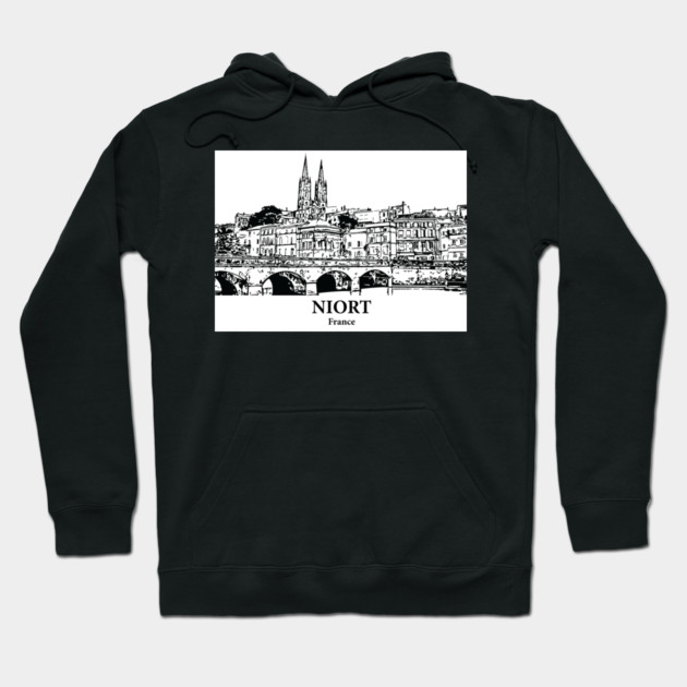 Niort - France Hoodie by Lakeric