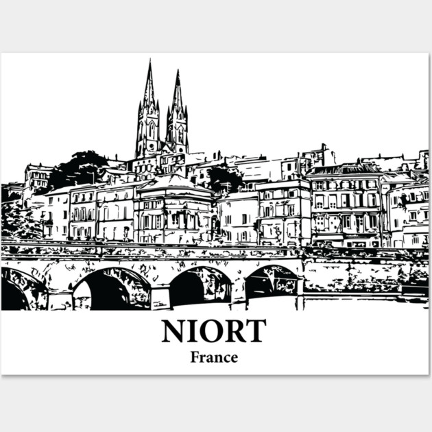 Niort - France Wall Art by Lakeric