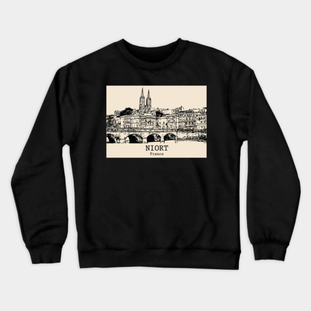 Niort - France Crewneck Sweatshirt by Lakeric