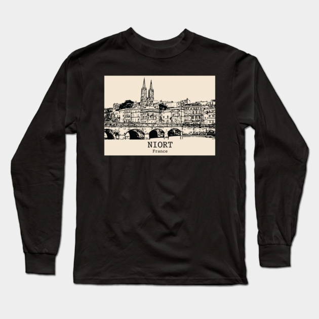 Niort - France Long Sleeve T-Shirt by Lakeric