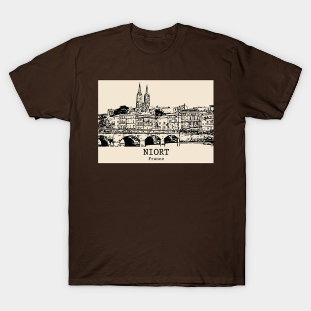 Niort - France T-Shirt by Lakeric