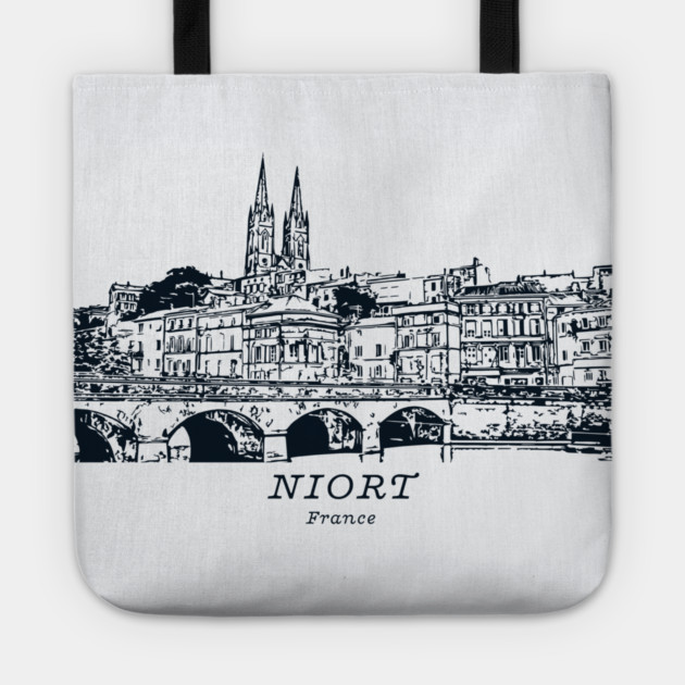 Niort - France Tote by Lakeric
