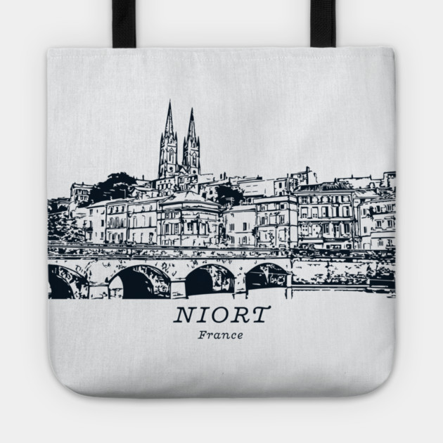 Niort - France Tote by Lakeric