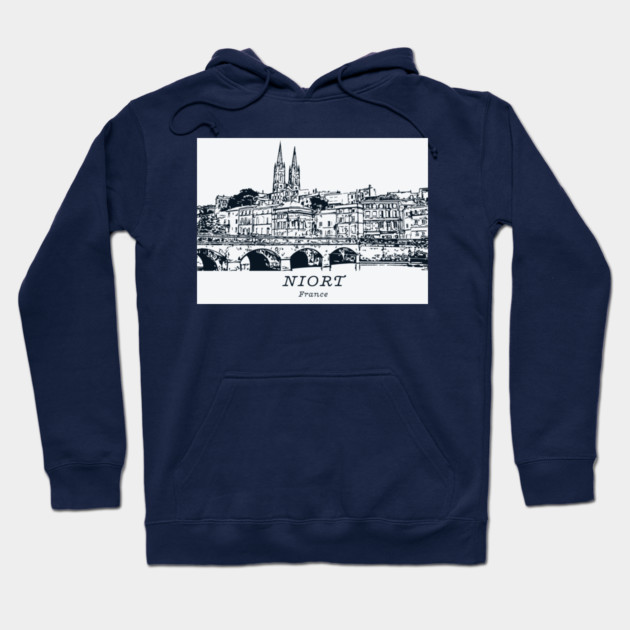 Niort - France Hoodie by Lakeric