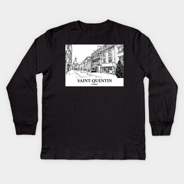 Saint-Quentin - France Kids Long Sleeve T-Shirt by Lakeric