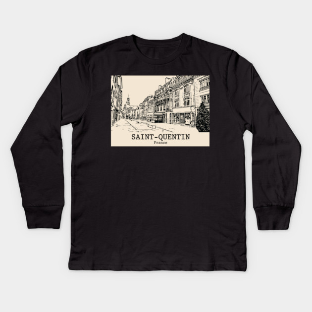 Saint-Quentin - France Kids Long Sleeve T-Shirt by Lakeric
