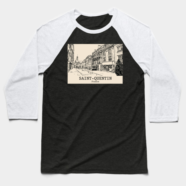Saint-Quentin - France Baseball T-Shirt by Lakeric