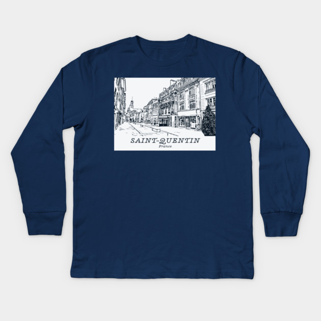 Saint-Quentin - France Kids Long Sleeve T-Shirt by Lakeric