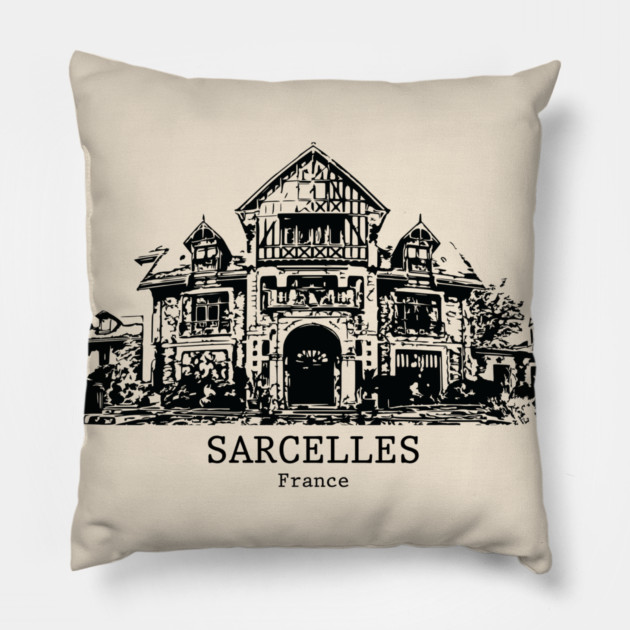 Sarcelles - France Pillow by Lakeric