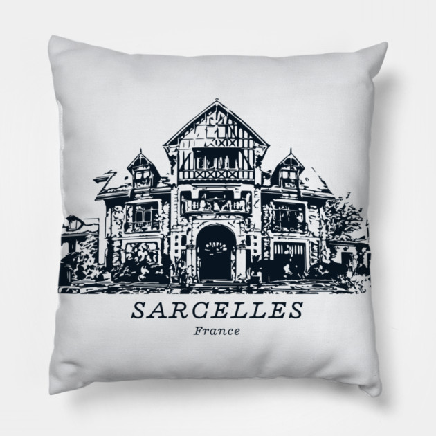 Sarcelles - France Pillow by Lakeric