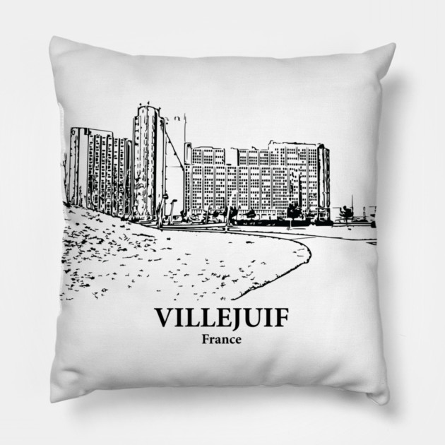 Villejuif - France Pillow by Lakeric