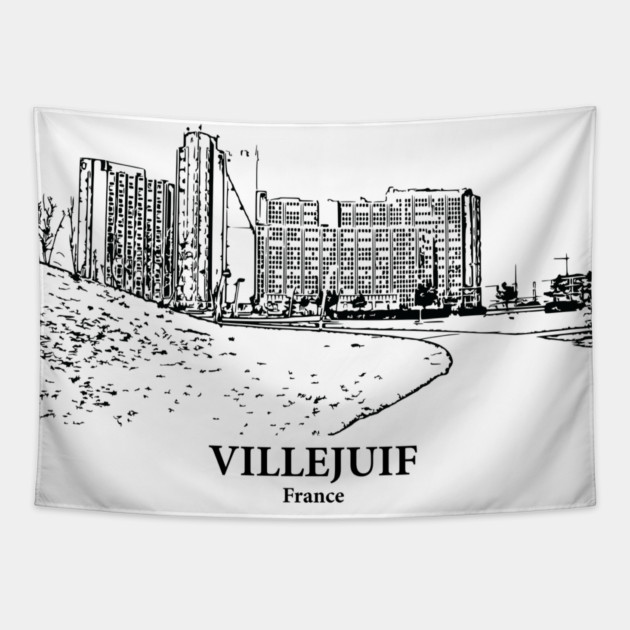Villejuif - France Tapestry by Lakeric