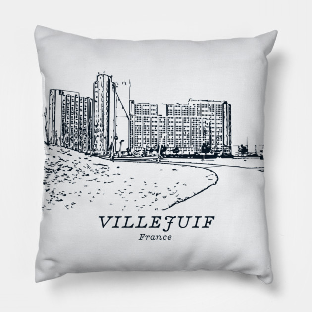 Villejuif - France Pillow by Lakeric