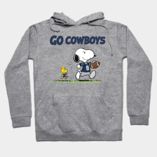 Go Cowboys – Snoopy & Woodstock Hoodie