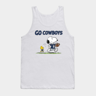 Go Cowboys – Snoopy & Woodstock Tank Top
