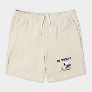 Go Cowboys – Snoopy & Woodstock Shorts