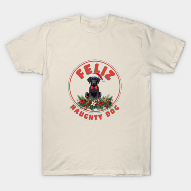 Feliz Naughty Dog T-Shirt by James's Store 98