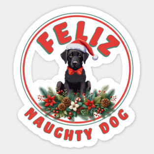 Feliz Naughty Dog Magnet