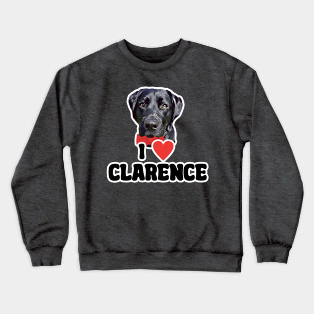 I <3 Clarence Crewneck Sweatshirt by James's Store 98
