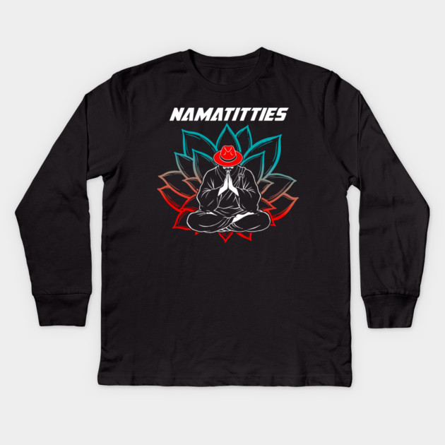Namatitties Kids Long Sleeve T-Shirt by Yogi Bryan