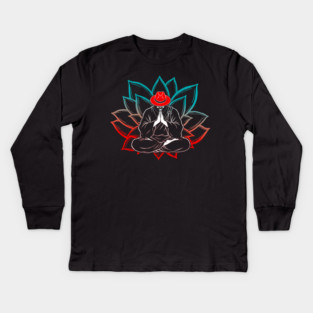 Meditate Kids Long Sleeve T-Shirt