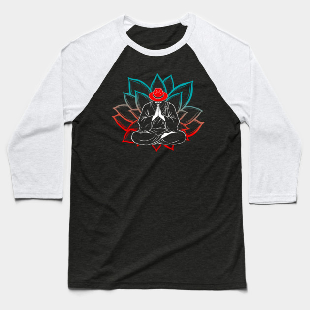 Meditate Baseball T-Shirt by Yogi Bryan