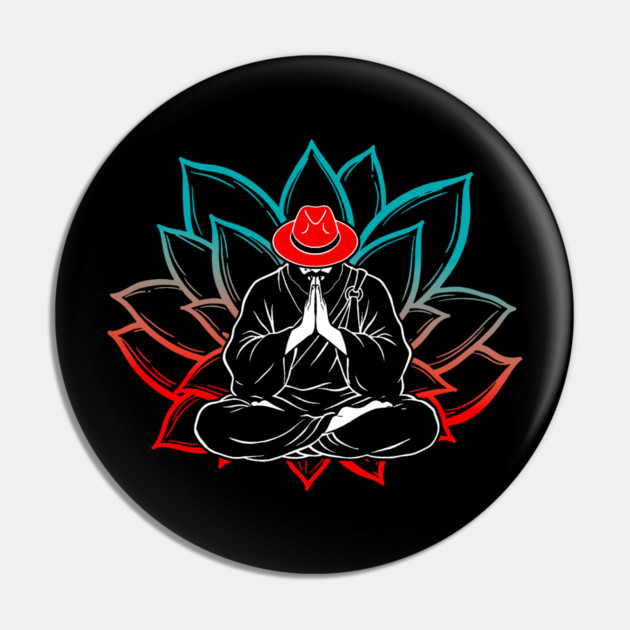 Meditate Pin by Yogi Bryan