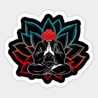 Meditate Sticker