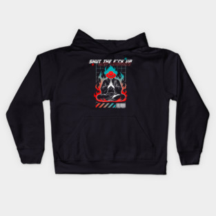 STFU and meditate Kids Hoodie