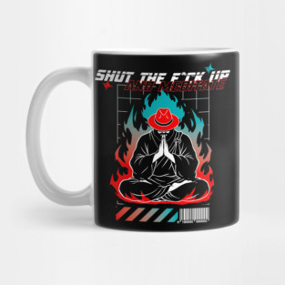 STFU and meditate Mug