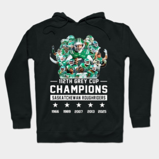Saskatchewan roughriders road to 112th grey cup champions 2025 Hoodie