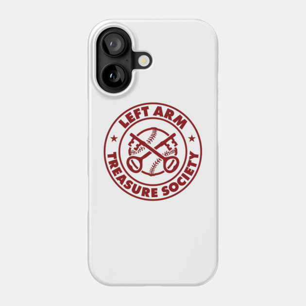Left Arm Treasure Society Official Team Logo Phone Case by GZM Podcasts